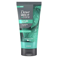 Dove Men+Care Eucalyptus Body and Face Scrub bottle