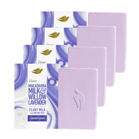 Dove Plant Milk Cleansing Bar Soap with Lavender and Macadamia Milk