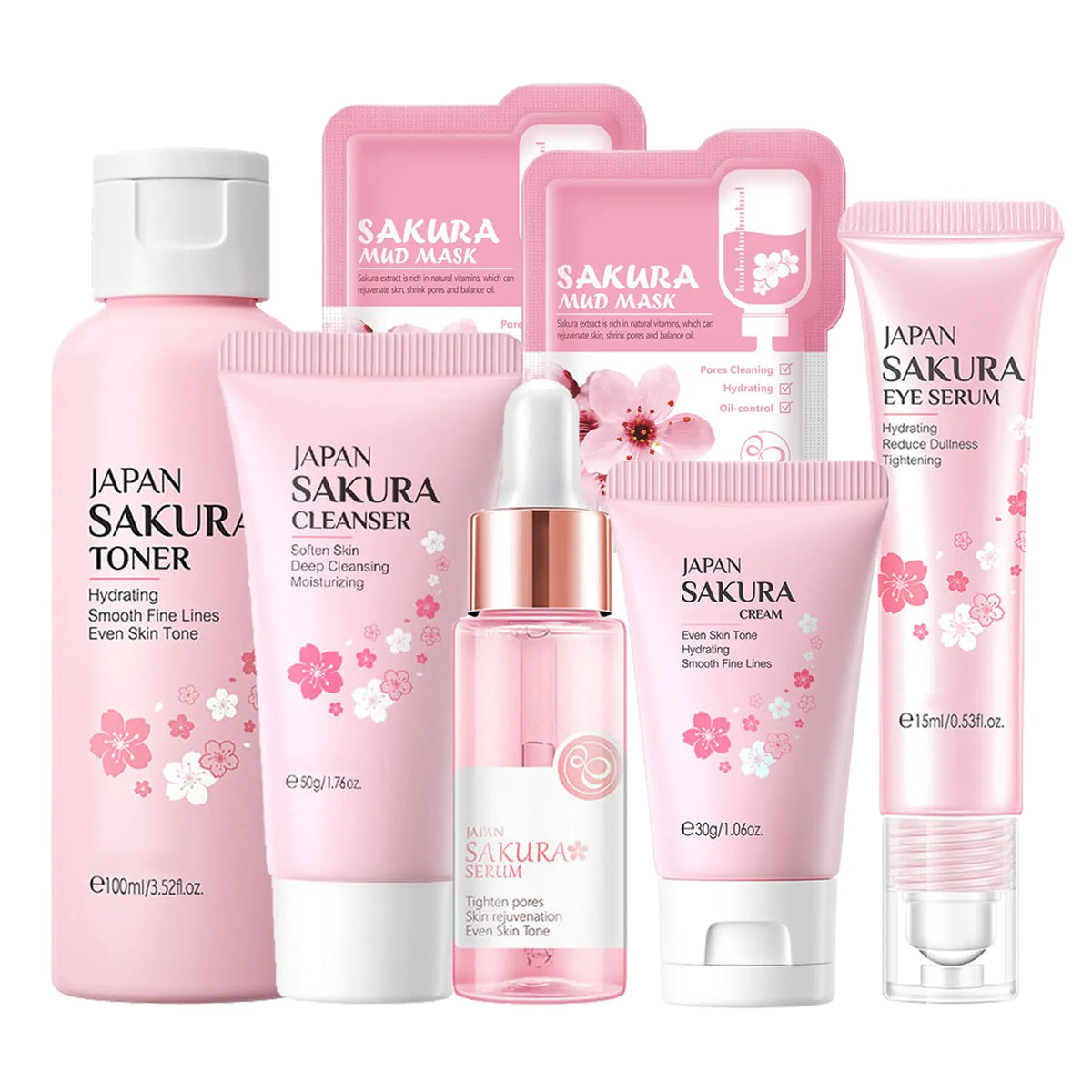 sakura skin care set korean beauty kit